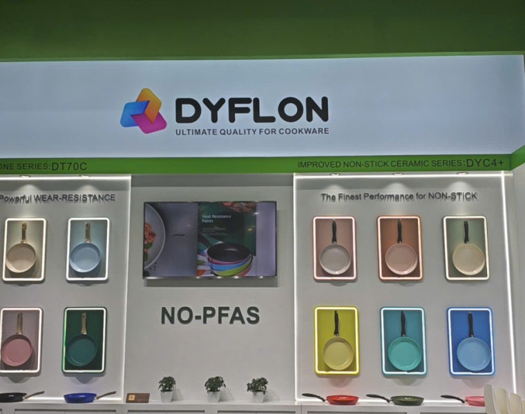 Gian hàng triển lãm của Dyflon ở hội chợ triển lãm Trung Quốc